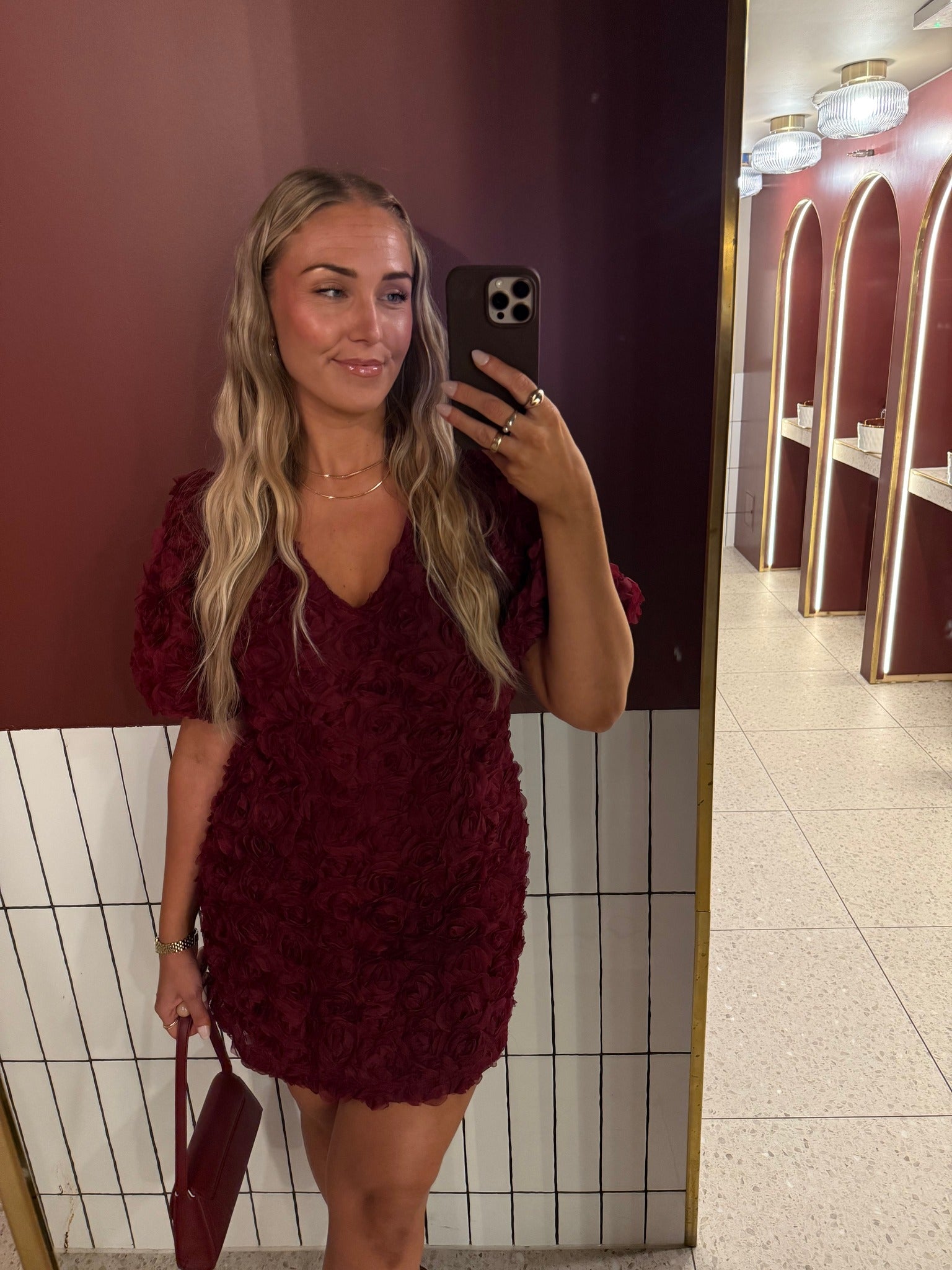 VMSILJA Short Dress - Rhododendron